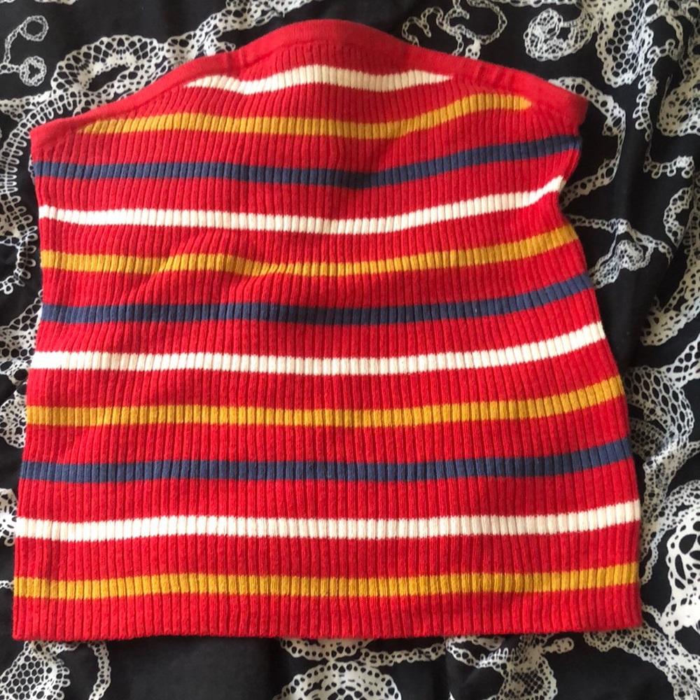 Cropped tube top